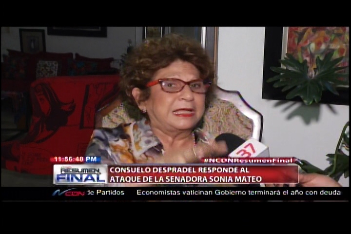 Consuelo Despradel Responde Al Ataque De La Senadora Sonia Mateo