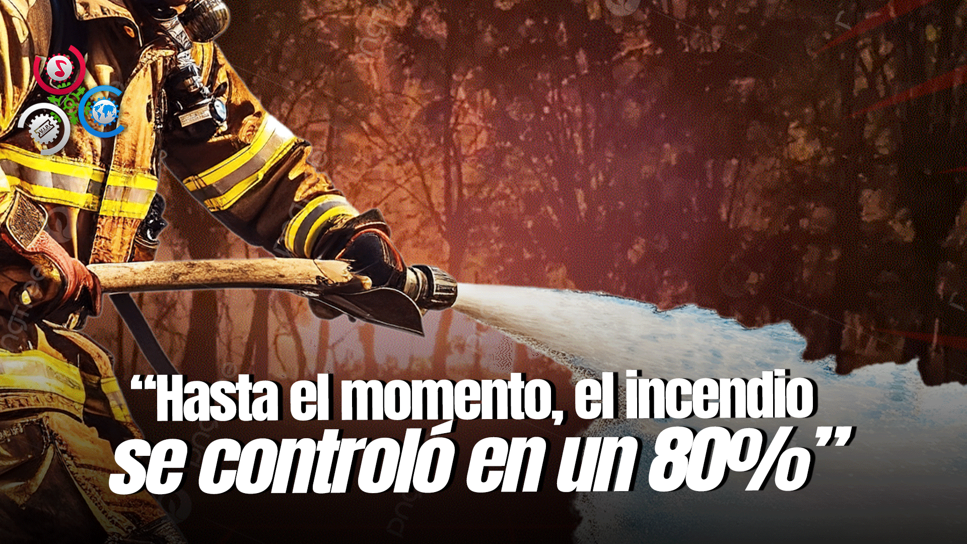 Gran Incendio Forestal Al Lado De La Autovía Del Este, En San Pedro De Macorís