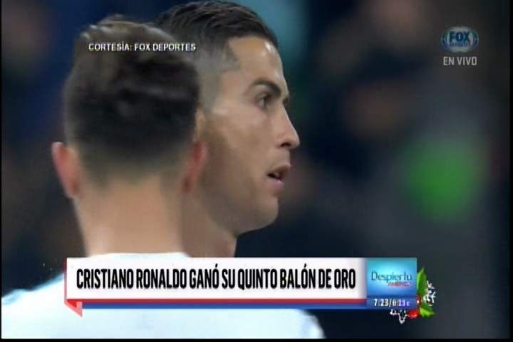 El Portugués Cristiano Ronaldo Ganó Su Quinto Balón De Oro A Mejor Futbolista Del Año