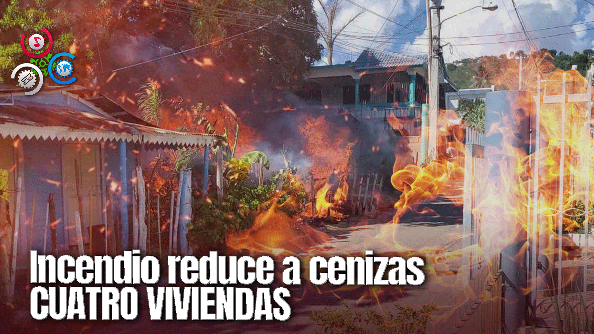 Sofocan Devastador Incendio Que Afectó Cuatro Casas En San Víctor, Provincia Espaillat