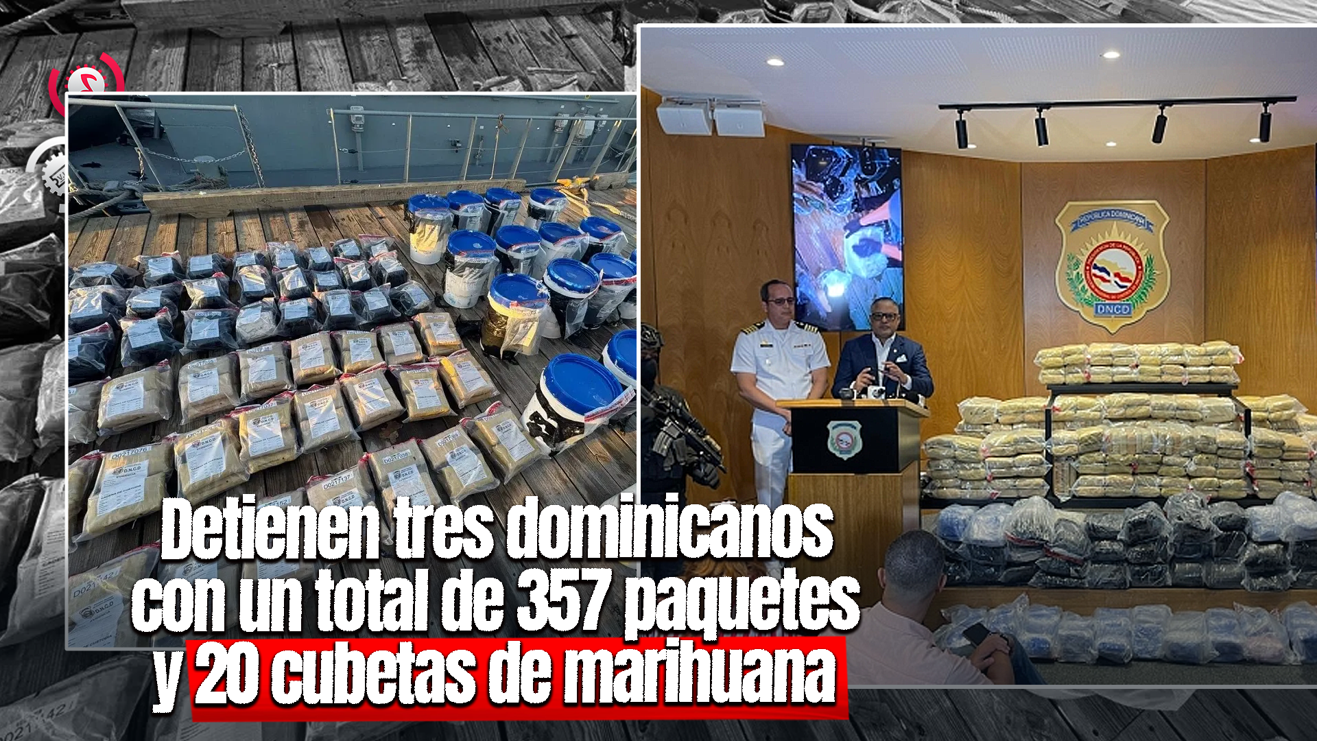 Autoridades Incautan Cargamento De Marihuana Y Cocaína En Baní Y Puerto De Caucedo