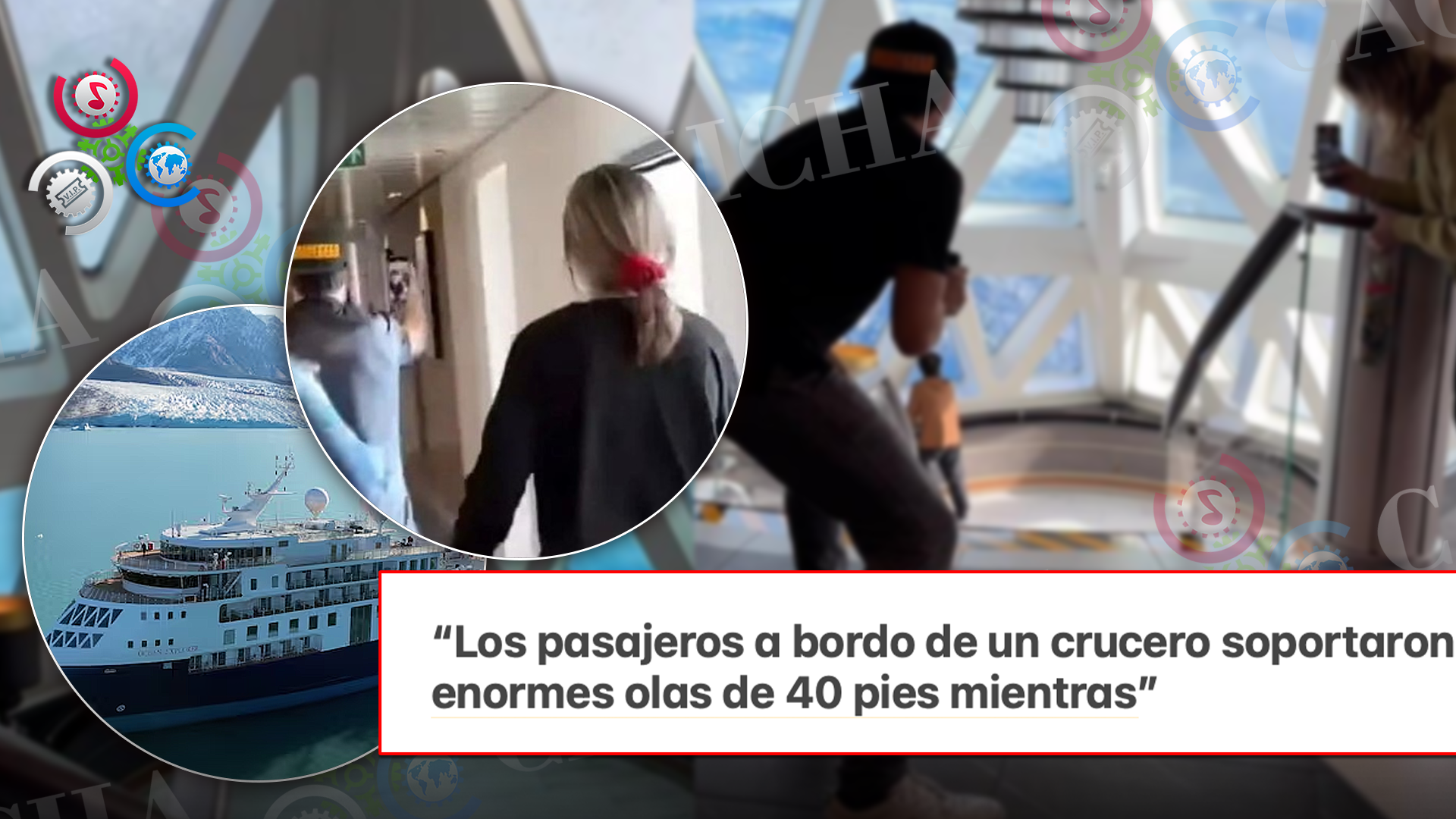 Crucero Canadiense Choca Contra Olas De 12 Metros En El Paso De Drake