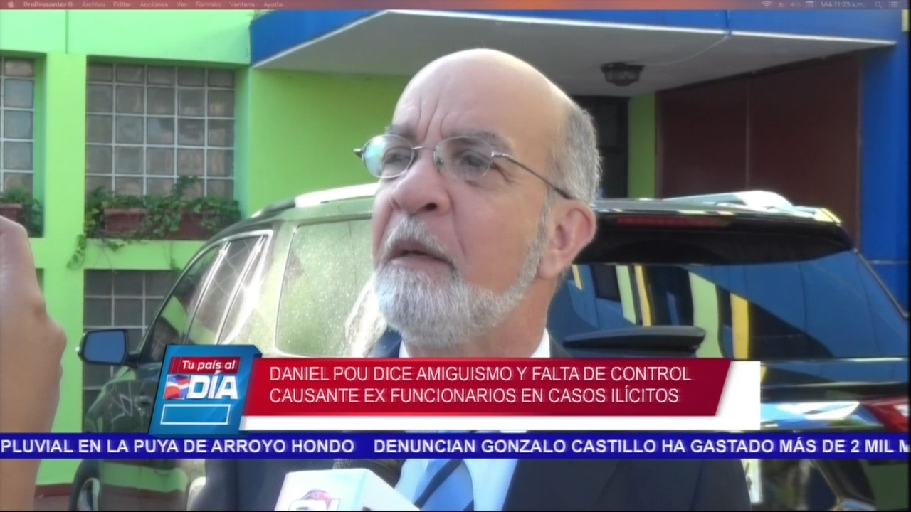 Daniel Pou Dice “amiguismo Y Falta De Control” Causante De Ex Funcionarios En Casos Ilícitos