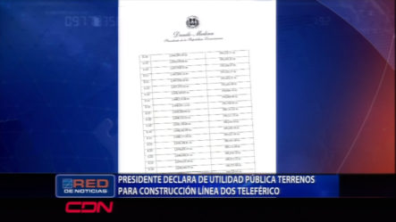 El Presidente Medina Declara De Utilidad Pública Terrenos Para La Construcción De La Línea Dos Del Teleférico