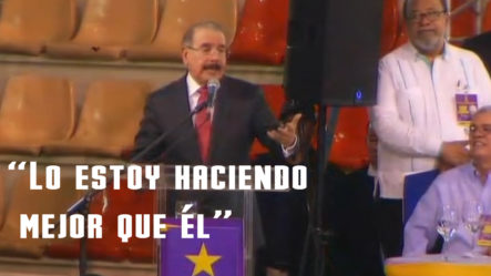 Danilo Medina Explota Y Le Entra A Leonel Fernández
