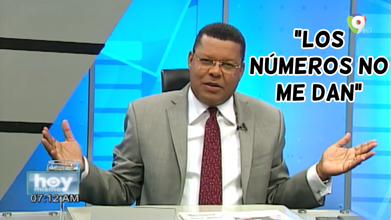 Dany Alcántara Dice Que Los Números “no Le Dan” Refiriéndose Al Expediente Del Caso Odebrecht