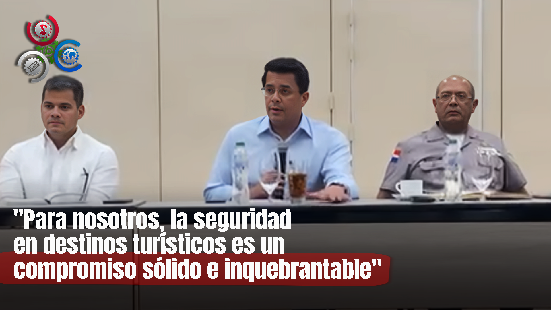 Ministro De Turismo Y Jefe De La Policía,  Se Reúnen Para Fortalecer La Protección A Turistas