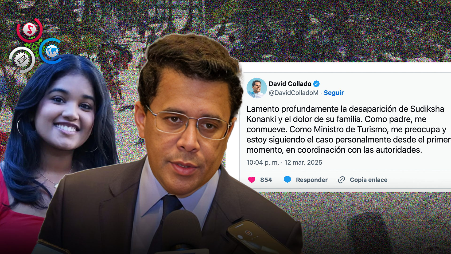 Ministro De Turismo, David Collado Se Pronuncia Sobre La Desaparición De Joven En Punta Cana