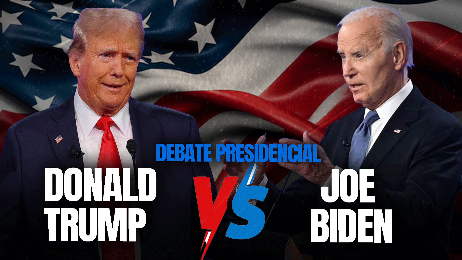 Debate Presidencial Entre Donald Trump Y Joe Biden 2024