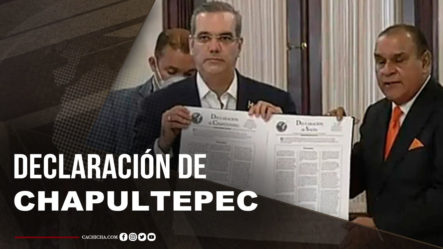 Detalles Sobre La Firma Declaración De Chapultepec