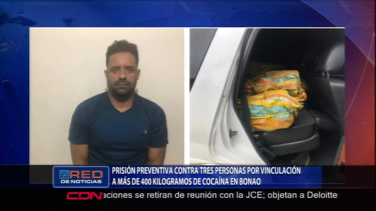 Prisión Preventiva Contra Tres Personas Por Vinculación A Más De 400 Kilogramos De Cocaína En Bonao