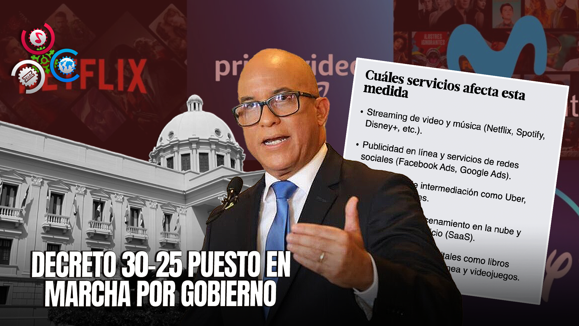 Gobierno Emite Decreto Para Cobrar ITBIS Por Servicios Digitales En RD