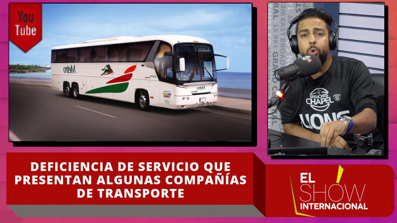 Wilson Sued Comenta Sobre La Deficiencia De Servicio Que Presentan Algunas Compañías De Transporte