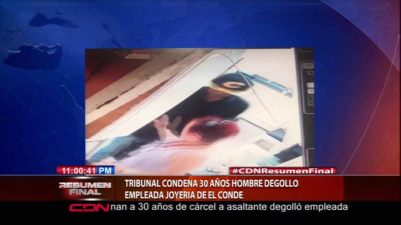 Tribunal Condena 30 Años Hombre Degolló Empleada Joyería De El Conde