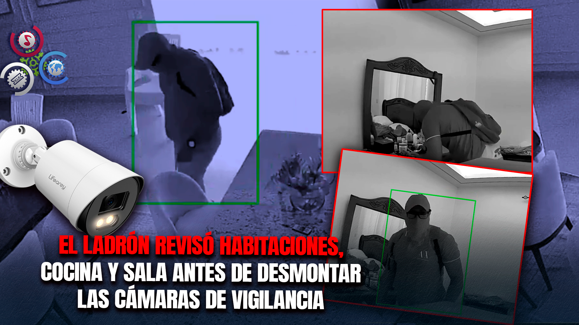 Delincuente Irrumpe En Vivienda De Salcedo Y Queda Captado Por Cámaras De Seguridad
