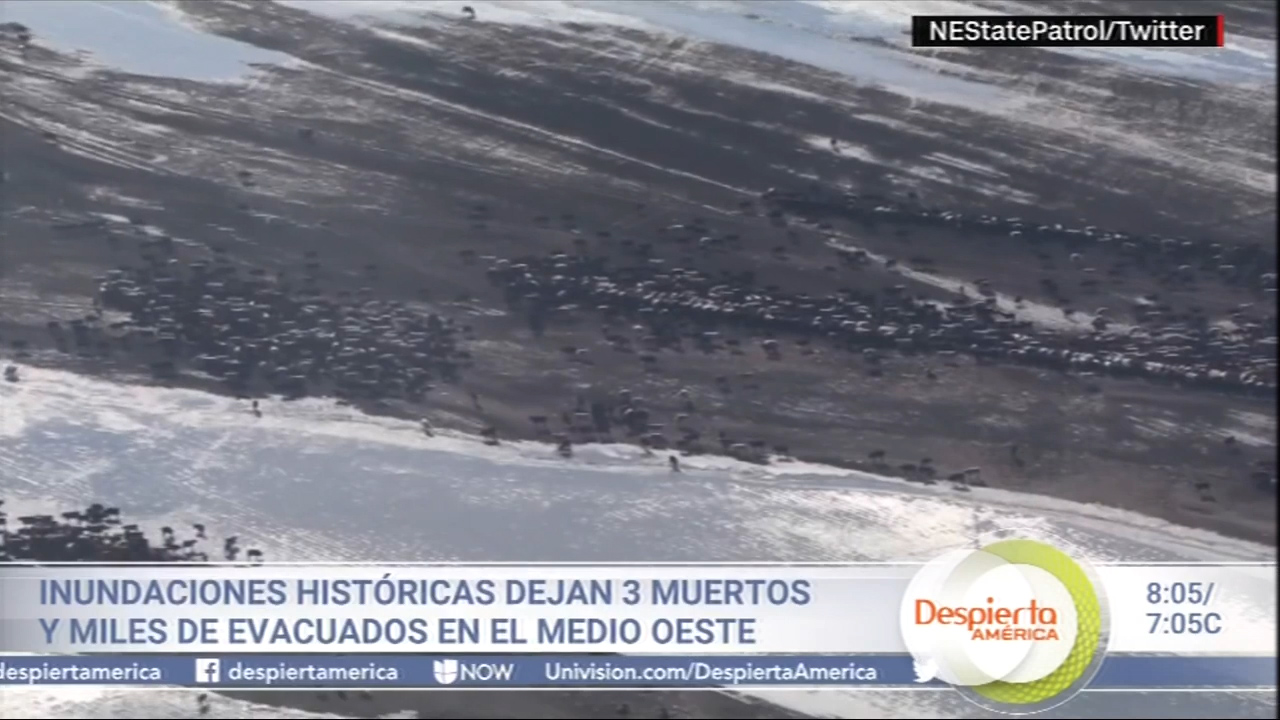 Inundaciones Históricas Dejan 3 Muertos Y Miles De Evacuados En El Medio Oeste