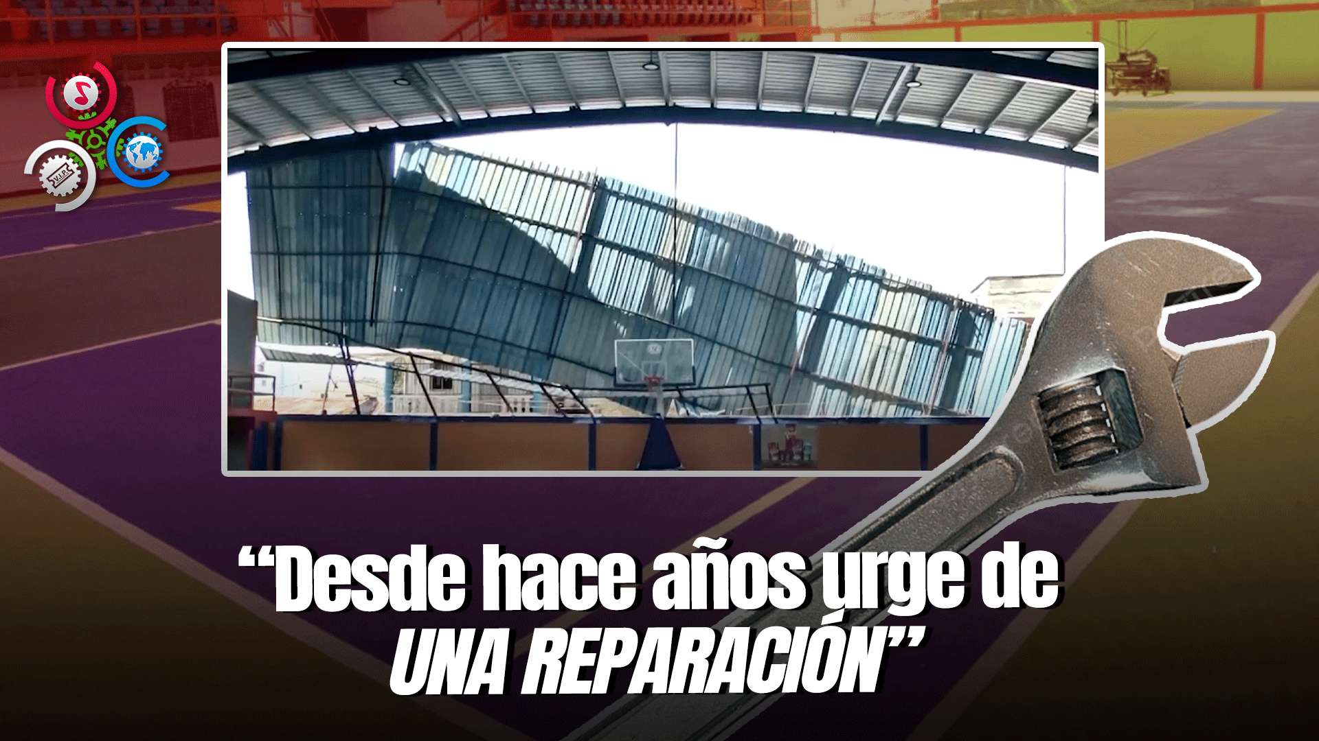 Colapso De Un Techo En Cancha Deportiva Genera Preocupación En El Congo, Santiago