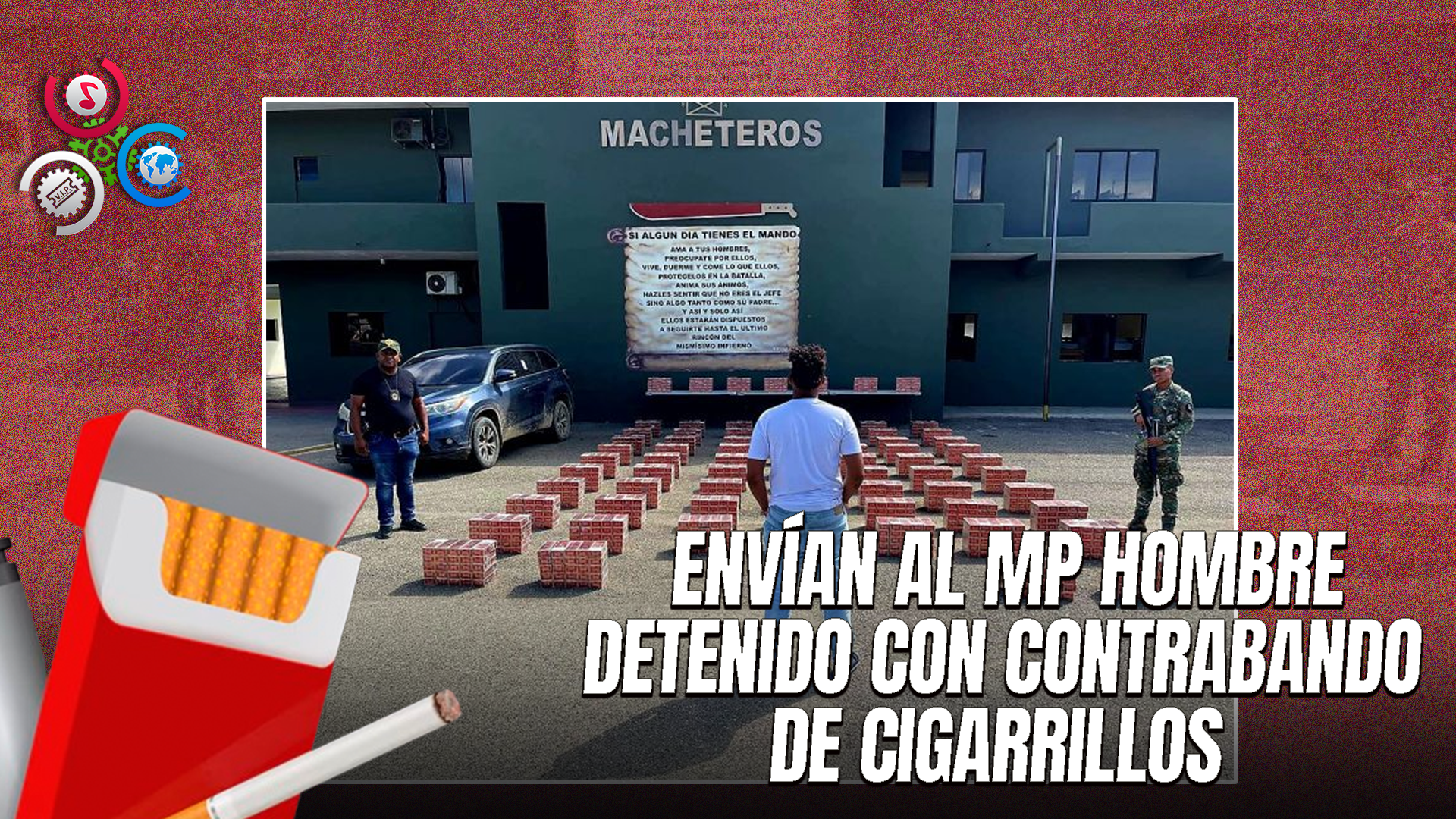 Cargamento De Cigarrillos Interceptado En Valverde: Detenido Afirma Ser Menor De Edad