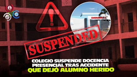 Estudiante De 15 Años Cae De Tercer Piso En Colegio Del DN Y Resulta Herido