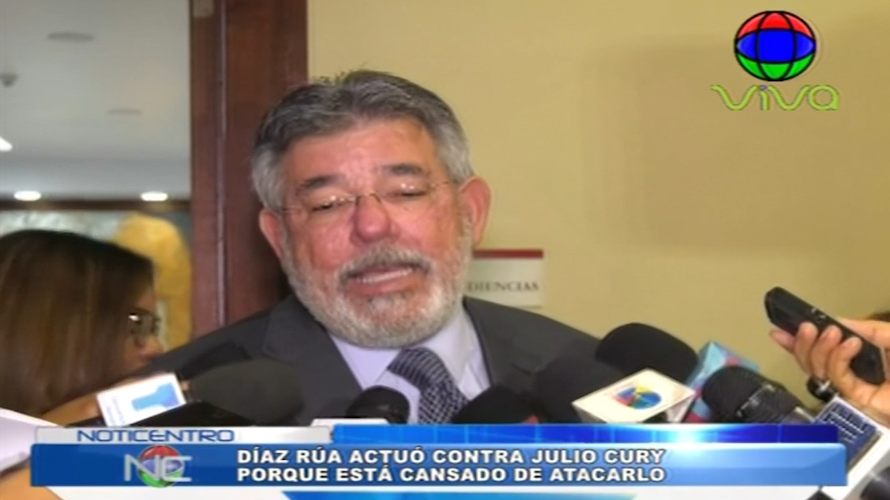 Díaz Rúa Actuó Contra Julio Cury Porque Está Cansado De Atacarlo