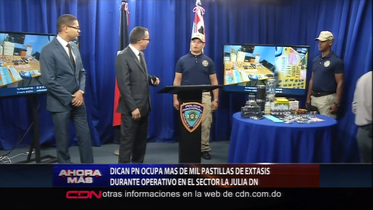 Durante Operativo El DICAN Incautó En Un Apartamento Más De Mil Pastillas De Extasis, Marihuana, Cigarrillo Electrónico, Entre Otras Sustancias