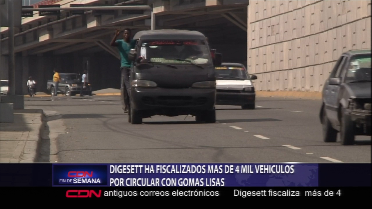 Digesett Ha Fiscalizado Más De 4 Mil Vehículos Por Circular Con Gomas Lisas