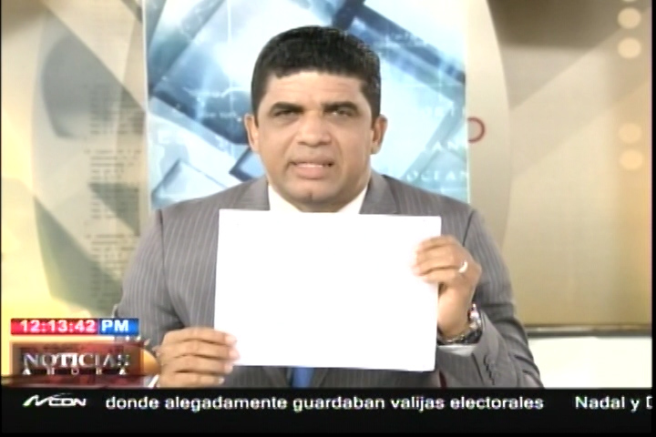 Dio Astacio Asegura Que Los Votos Nulos En Santo Domingo Fueron Asignados Al ”cañero”
