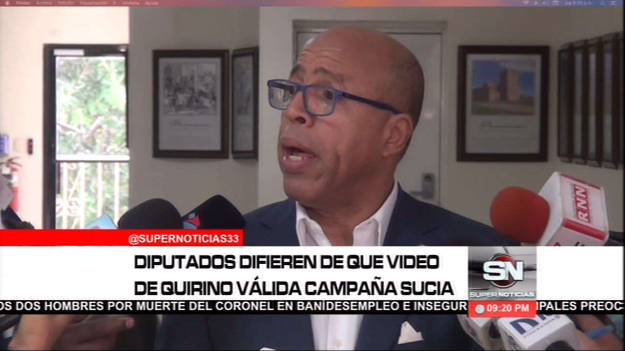 Diputados Difieren De Que Video De Quirino Sea Una Campaña Sucia