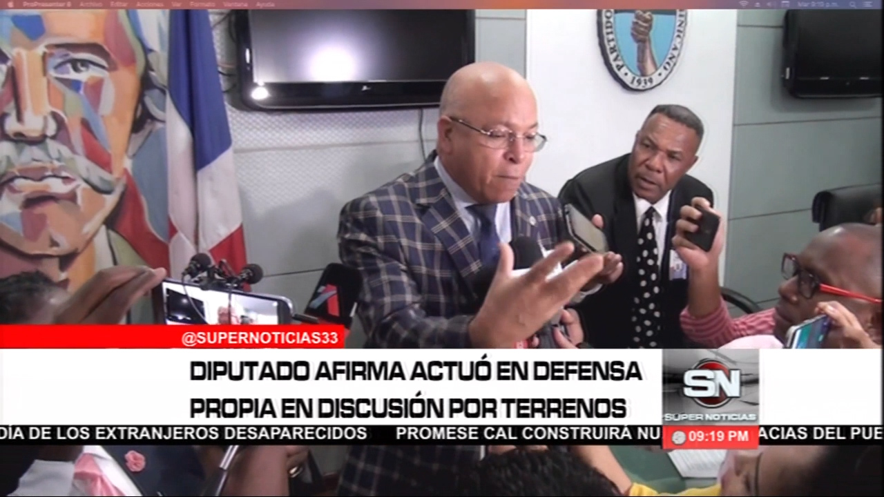 Diputado Rafael Abreu Afirma Actuó En Defensa Propia En Discusión Por Terrenos