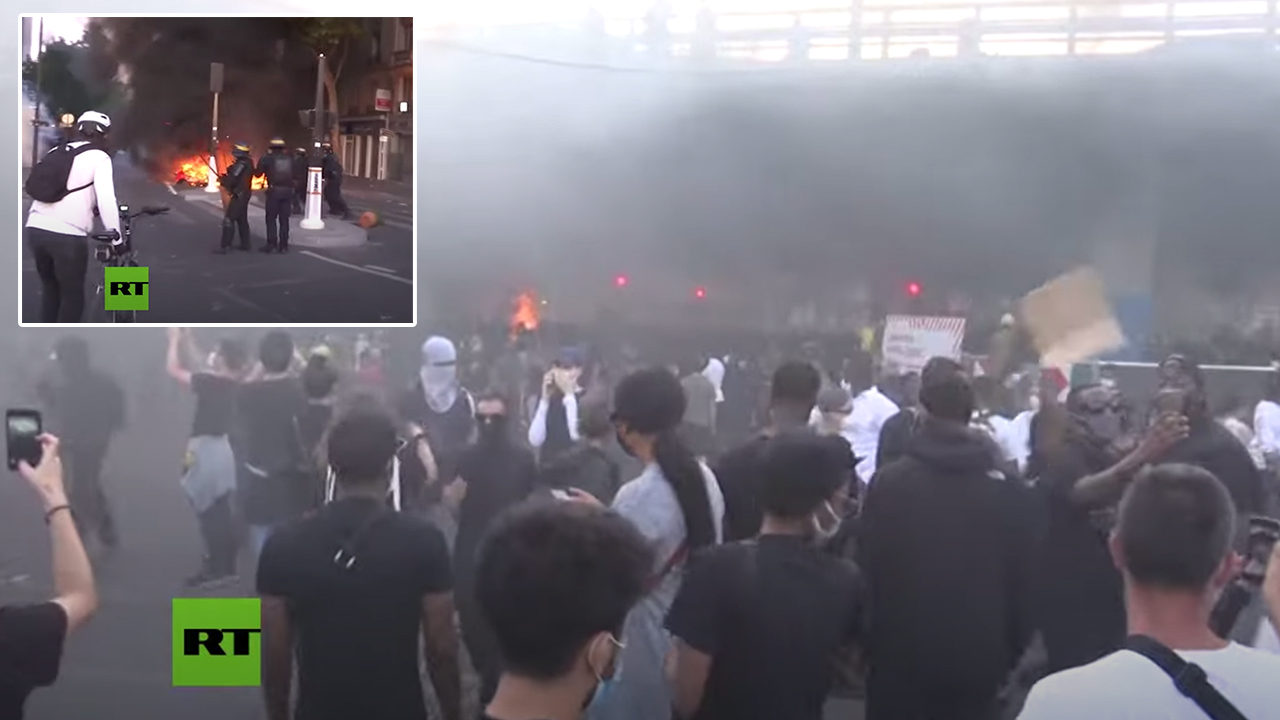 Fuertes Disturbios En Francia Por Un Caso Similar Al De George Floyd