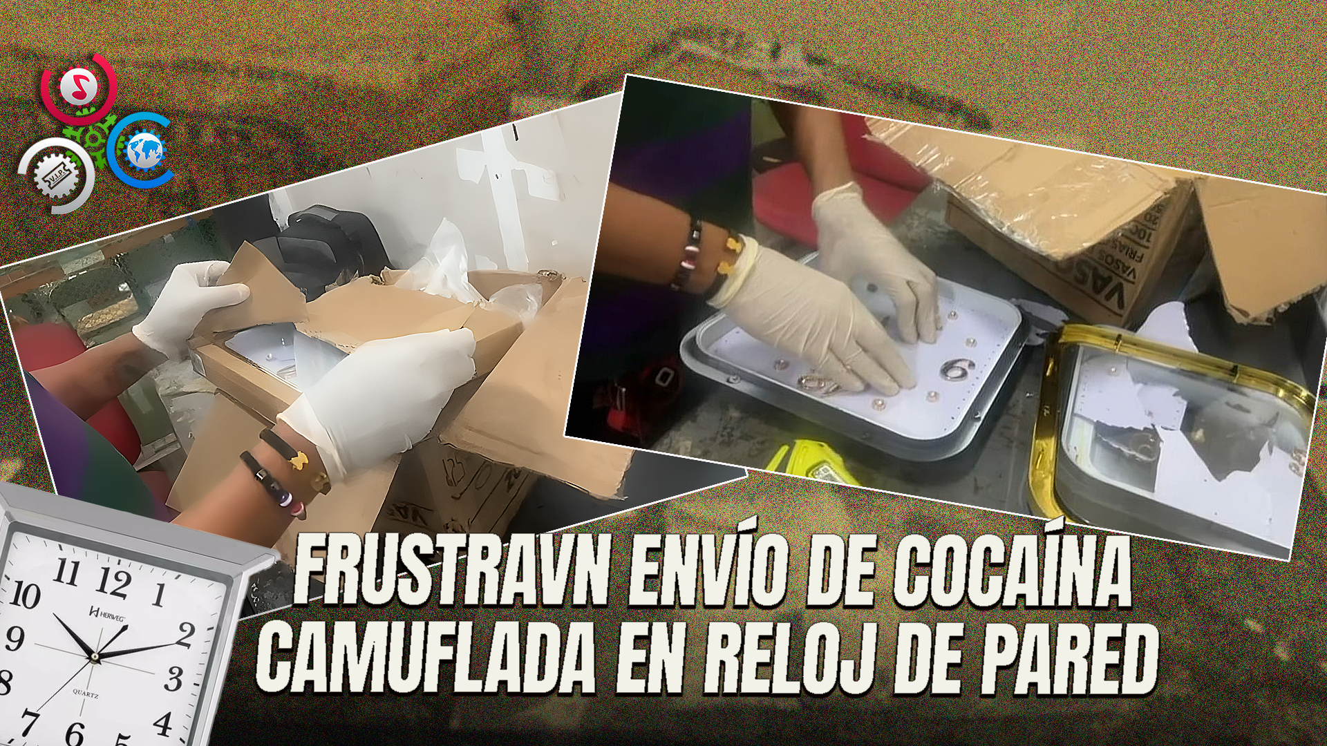 DNCD Intercepta Cocaína Oculta En Relojes Con Destino A Pensilvania, EE.UU.
