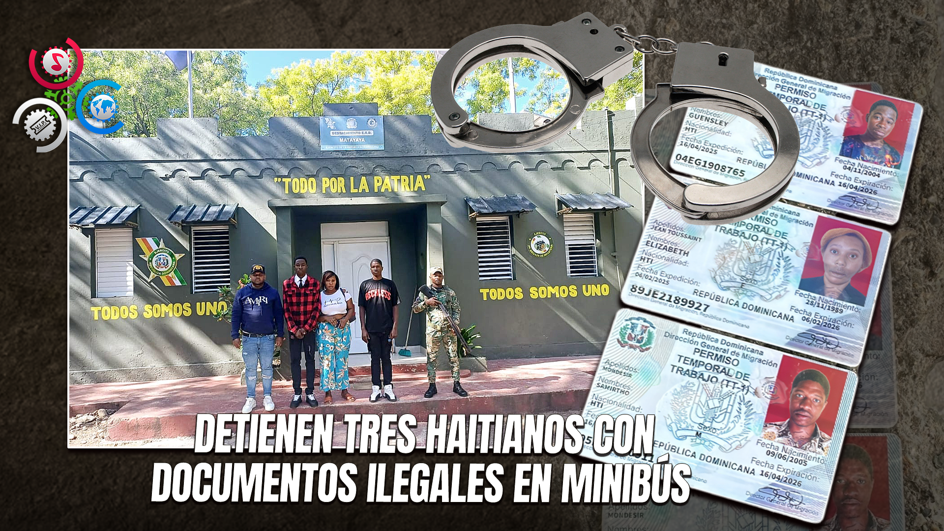 Detienen A Tres Haitianos Con Carnets Falsos Del Plan De Regularización En San Juan