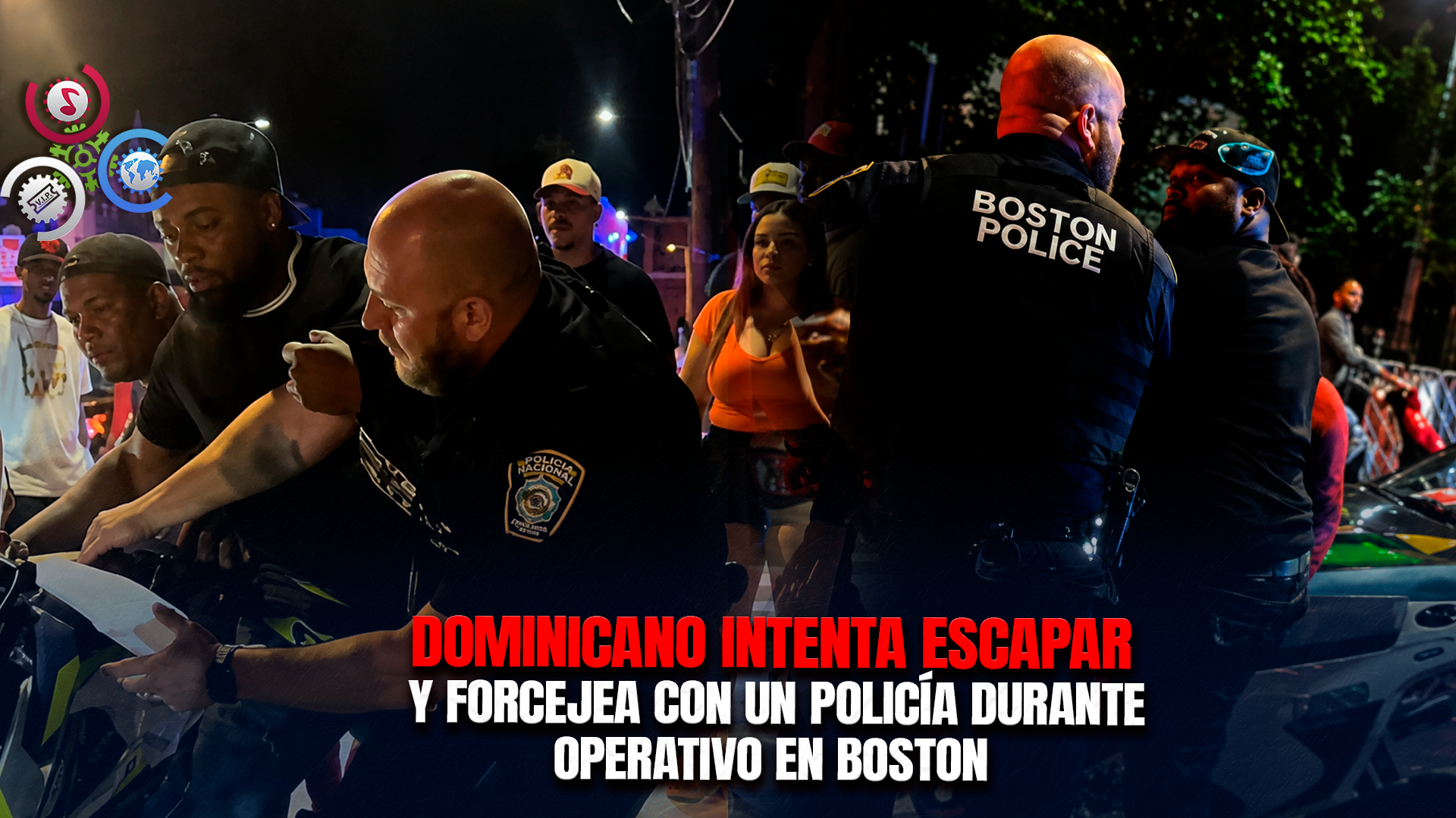 Dominicano Y Policía De Boston Terminan Forcejeando En El Suelo Tras Incidente Con Motocicleta