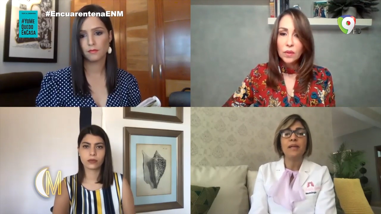 Con Nosotros La Neumóloga Natalia García, Directiva De La Clínica Unión Medica Del Norte