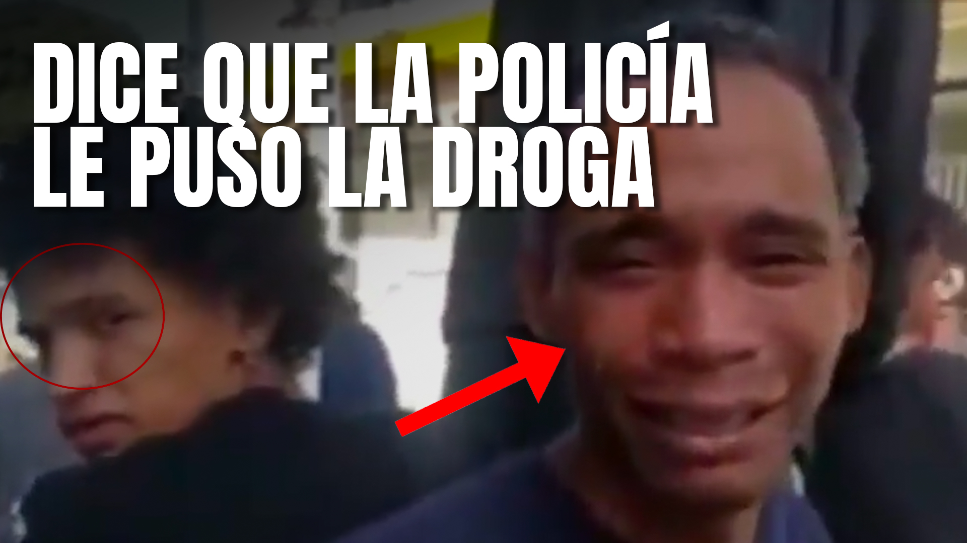 Hombre Se Pone A Llorar Como Un Niño Al Ser Apresado Por Drogas…