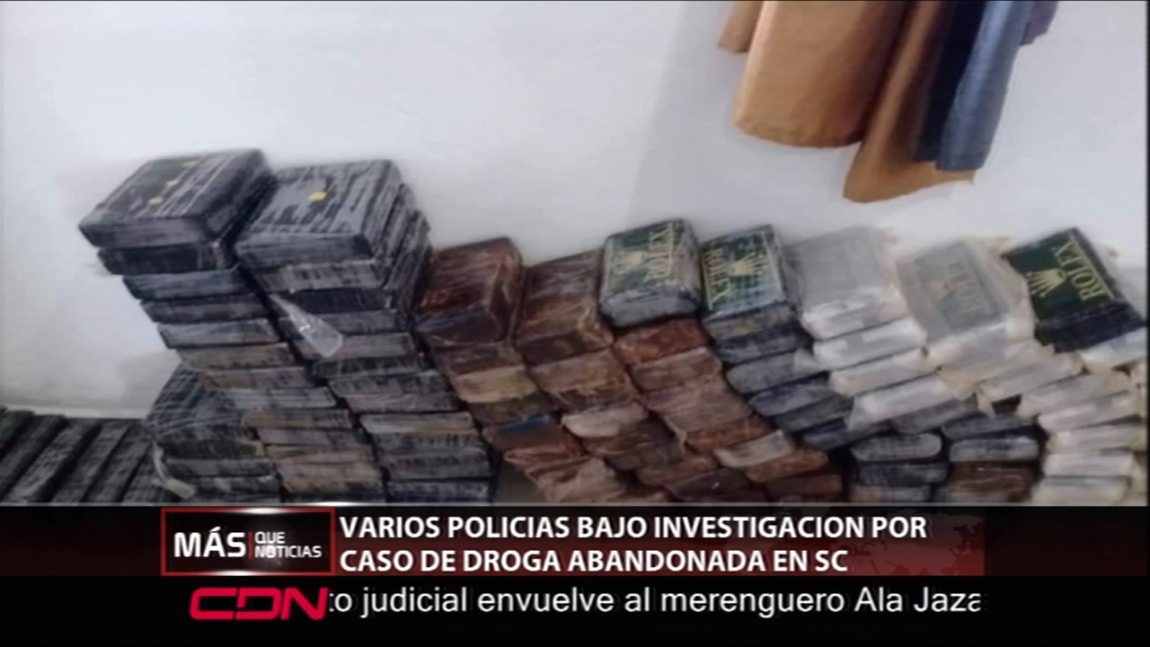 Varios Agentes De La Policía Suspendidos Bajo Investigación Por Caso De Droga Abandonada En San Cristobal En Diciembre Pasado