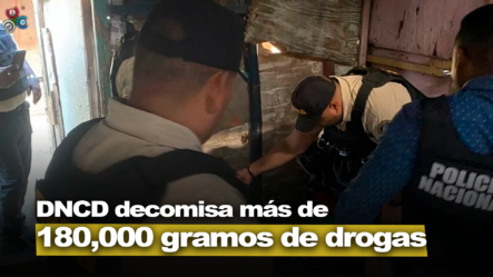DNCD Decomisa Más De 180,000 Gramos De Drogas Y Arresta A 1,170 Personas
