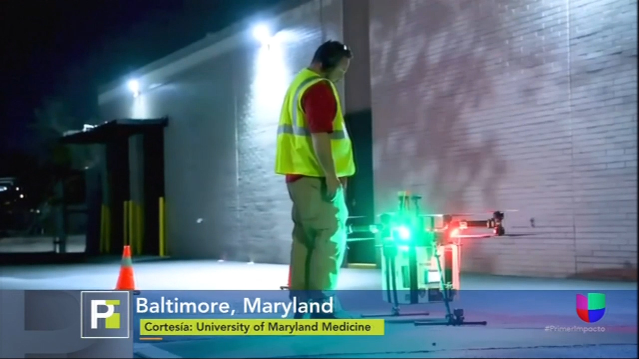 A Bordo De Un Drone Llega Riñón Para Paciente Que Necesitaba Trasplante