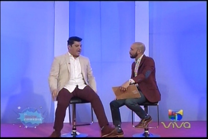 Aquí Con Eduardo En El Show De La Comedia Junto A Leonardo Villalobos
