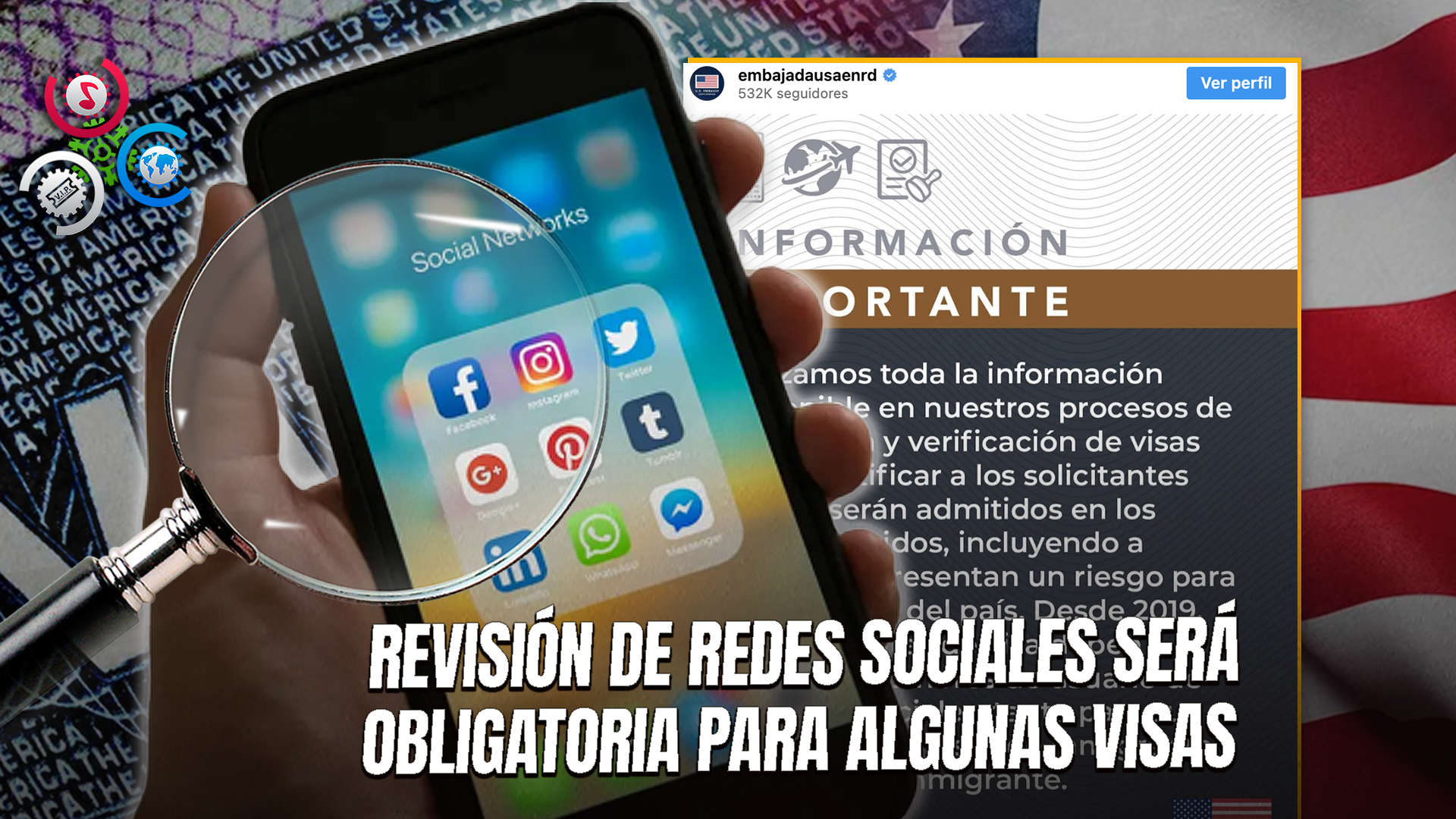EE. UU. Exige Perfiles Públicos En Redes Sociales A Solicitantes De Visas F, M Y J
