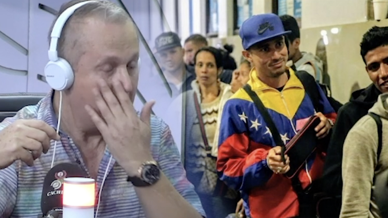 Se Le Salen Las Lágrimas A Hugo Devana Por La Dura Situación Por La Que Está Pasando Venezuela