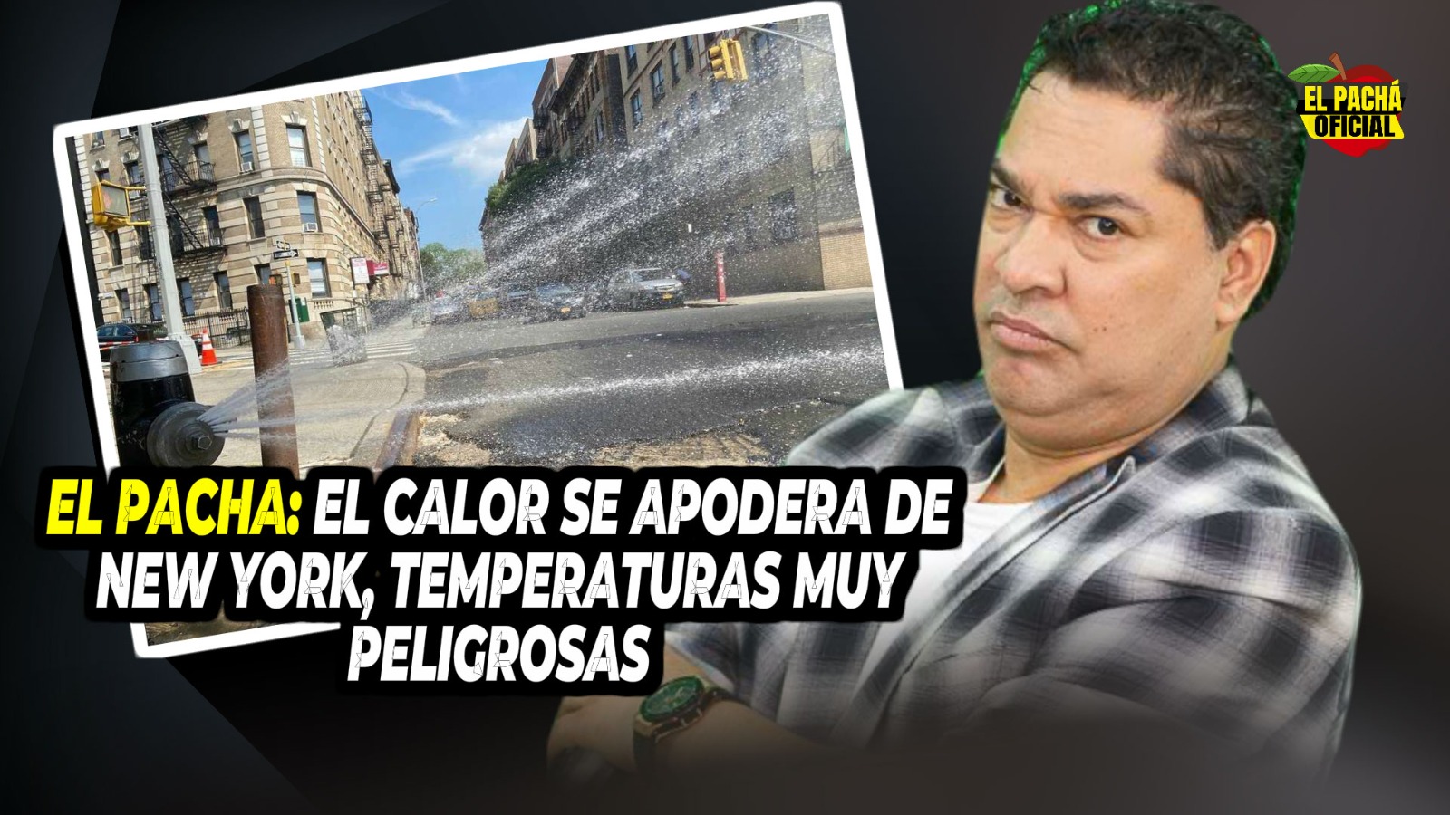 EL PACHA: EL CALOR SE APODERA DE NEW YORK TEMPERATURAS PELIGROSAS!!!