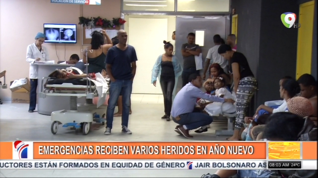 Emergencias Reciben Varios Heridos En Año Nuevo