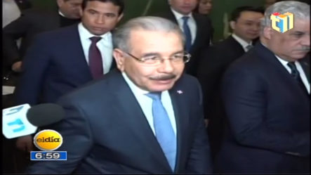 Momento De La Llegada Del Presidente Danilo Medina A China