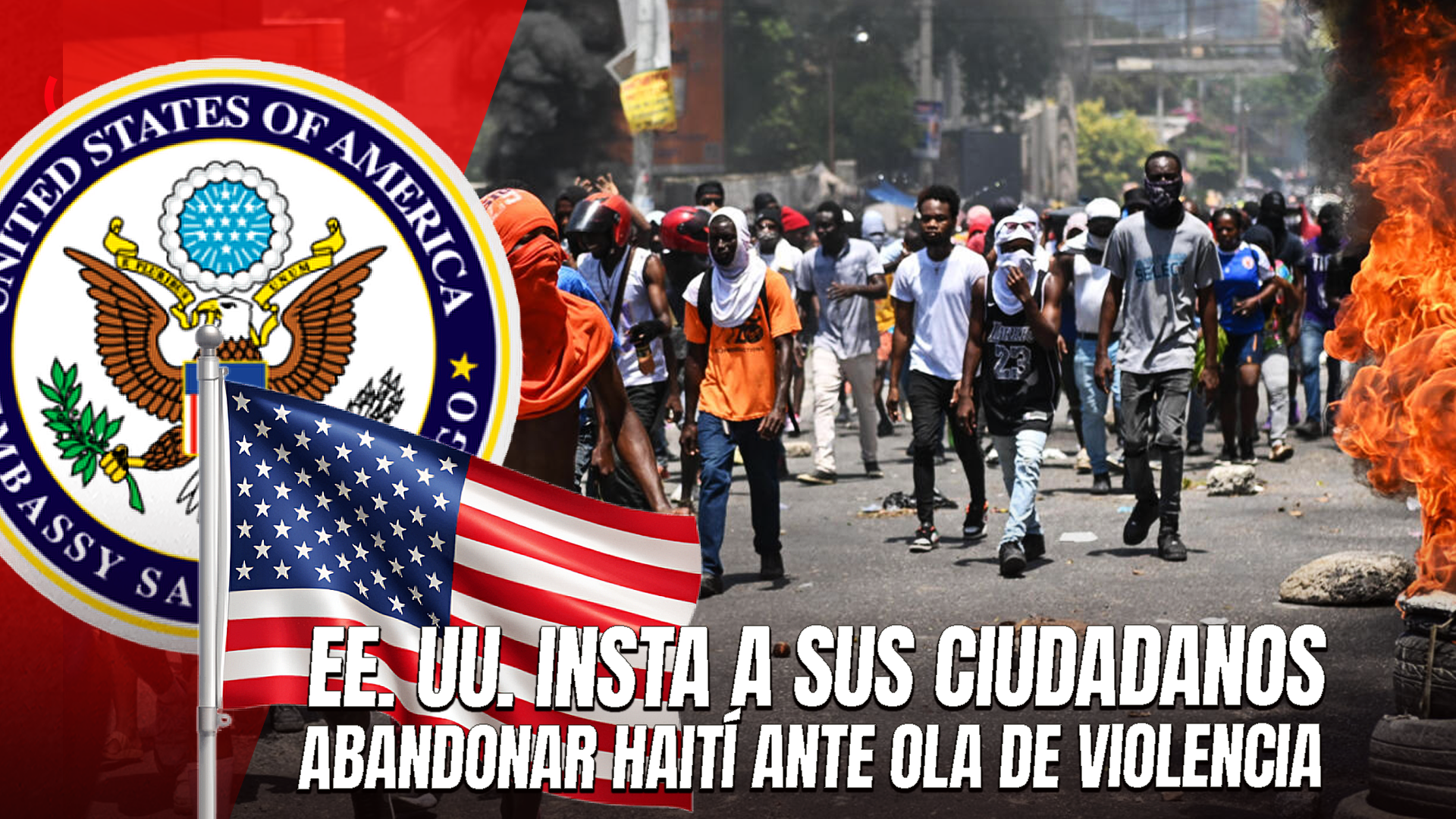 Embajada De Estados Unidos EE. UU. Ordena A Sus Ciudadanos Abandonar Haití De Inmediato