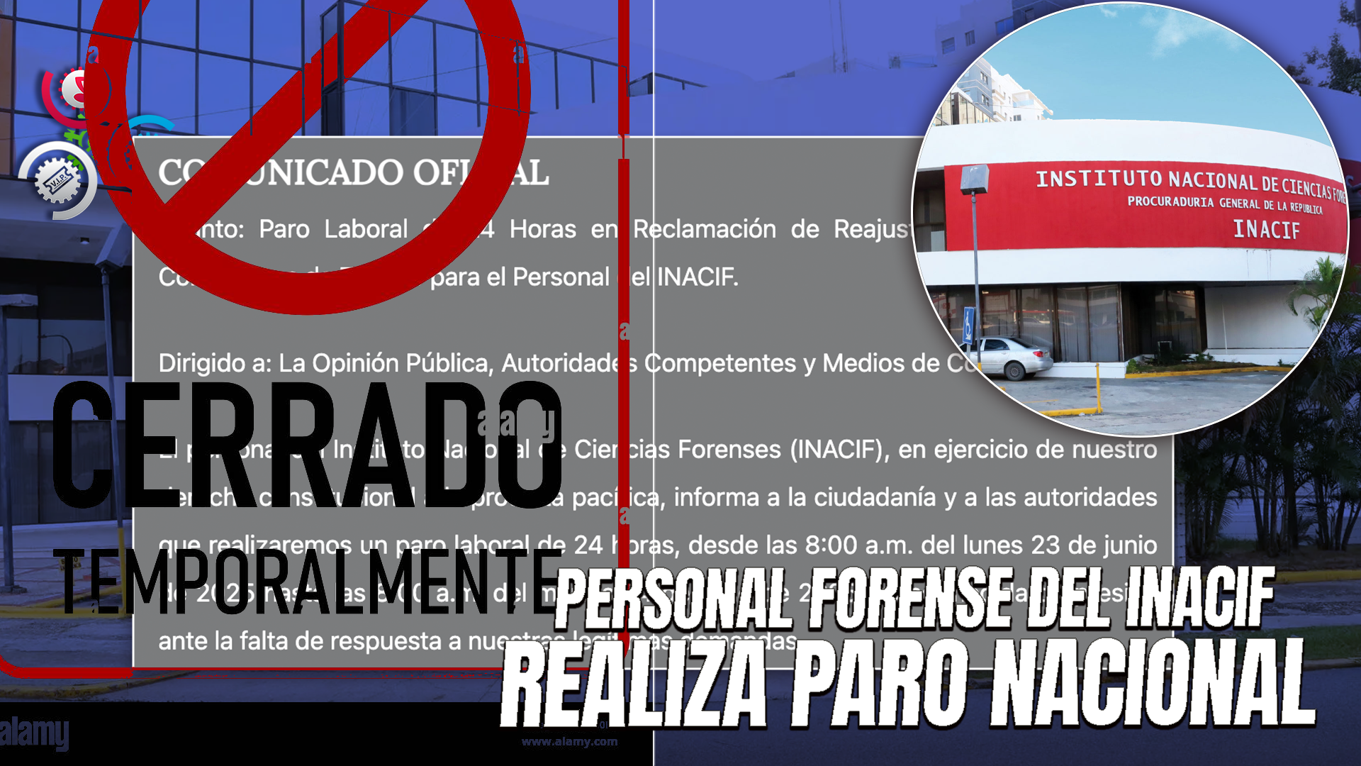 Empleados Del INACIF Convocan Paro De 24 Horas Para Exigir Mejores Condiciones Laborales