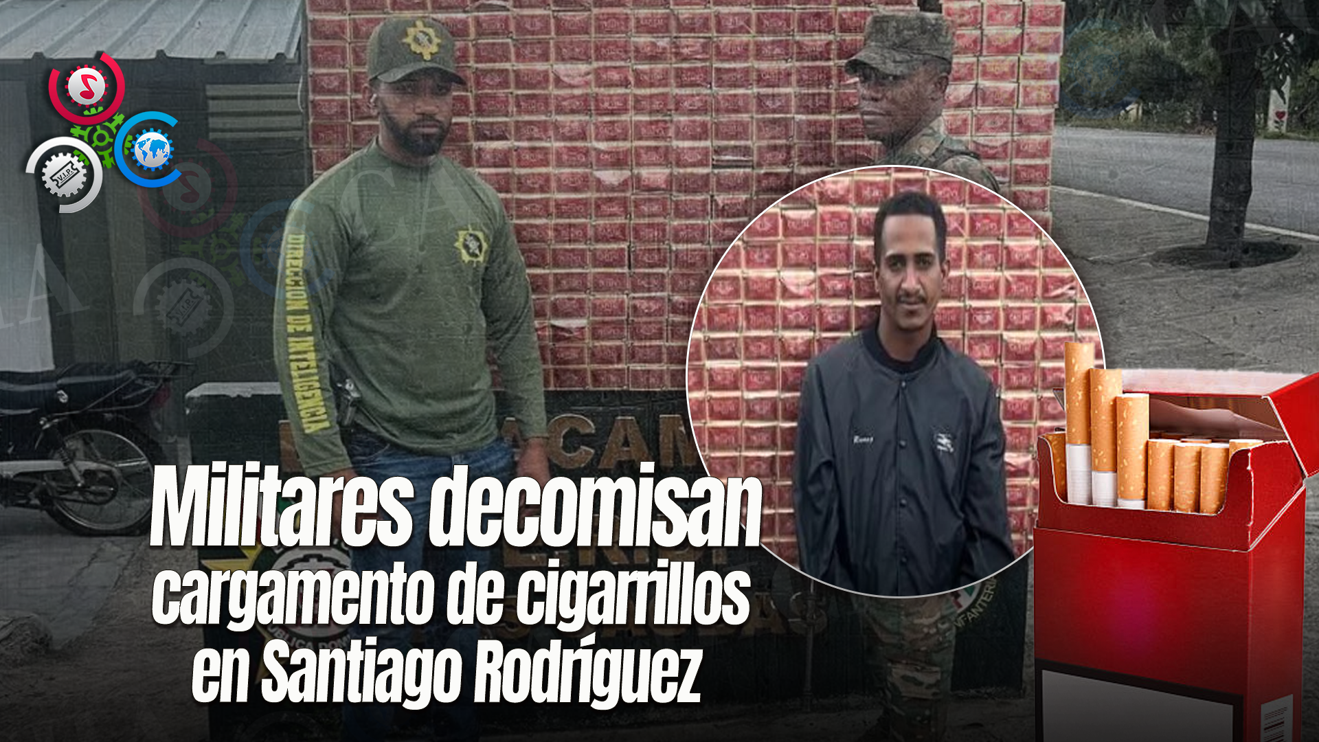 Interceptan Jeepeta Con Contrabando De 62,800 Cigarrillos En Santiago Rodríguez
