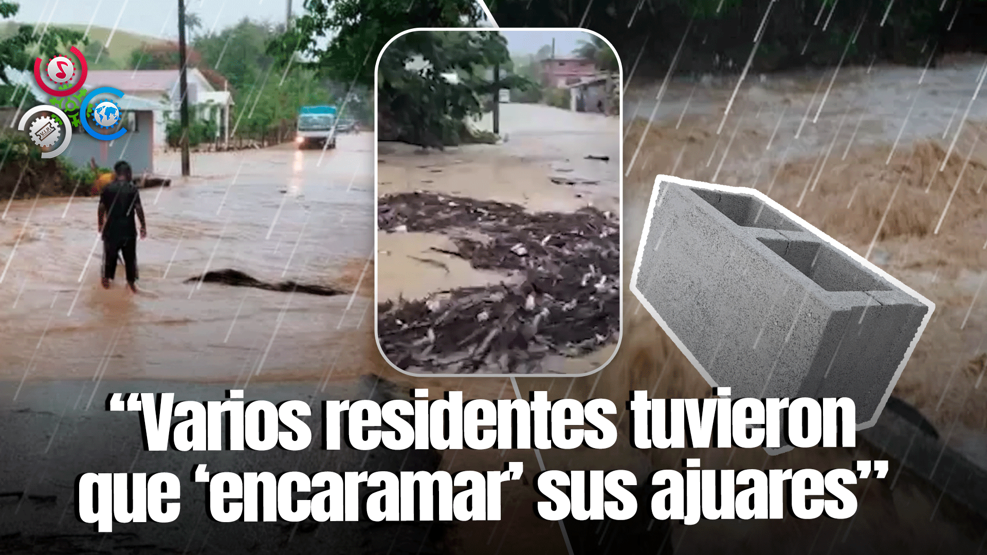 Inundaciones Y Desborde De Cañada Afecta Varias Comunidades De Sosúa Tras Fuertes Lluvias