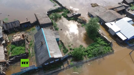 Fuertes Inundaciones En Siberia Causan Evacuaciones Y Graves Daños En Puentes Y Carreteras