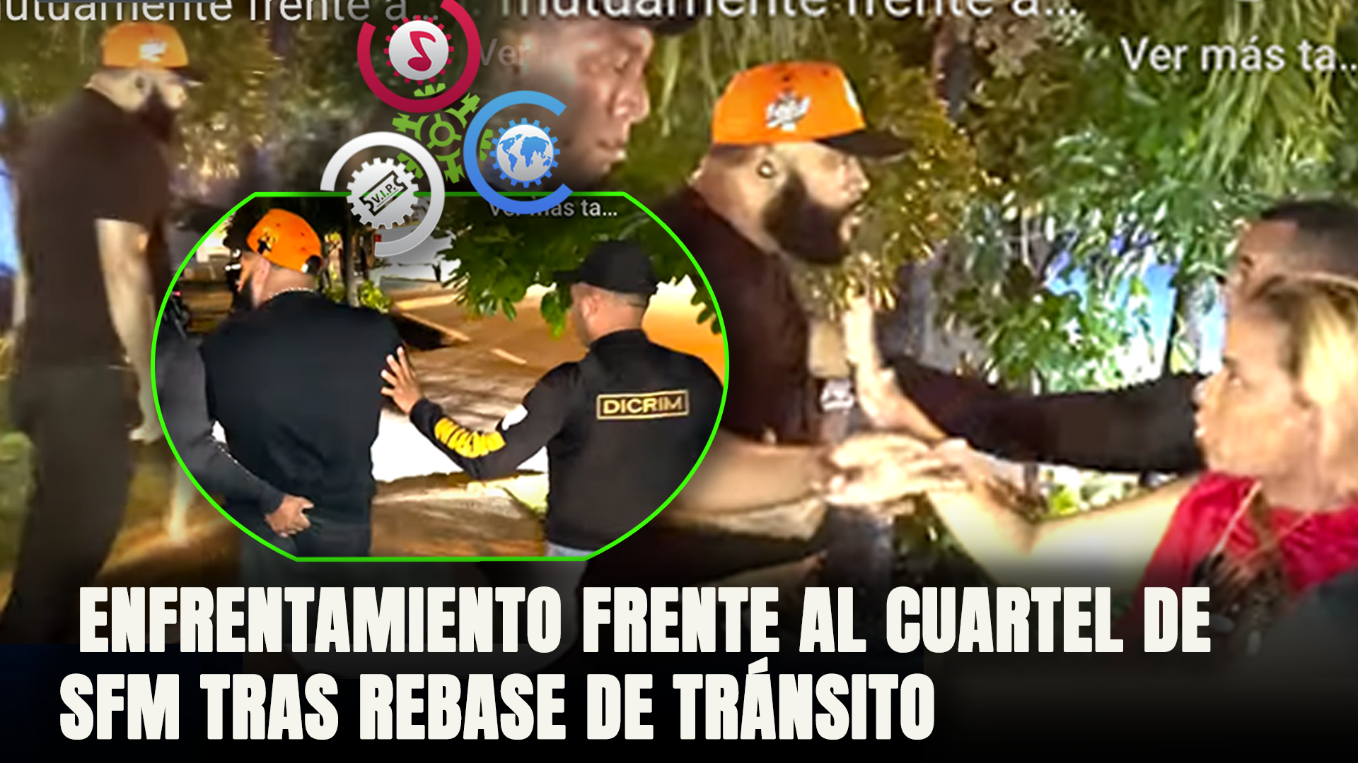 Dos Hombres Se Agreden Frente Al Cuartel De SFM Tras Rebase De Tránsito